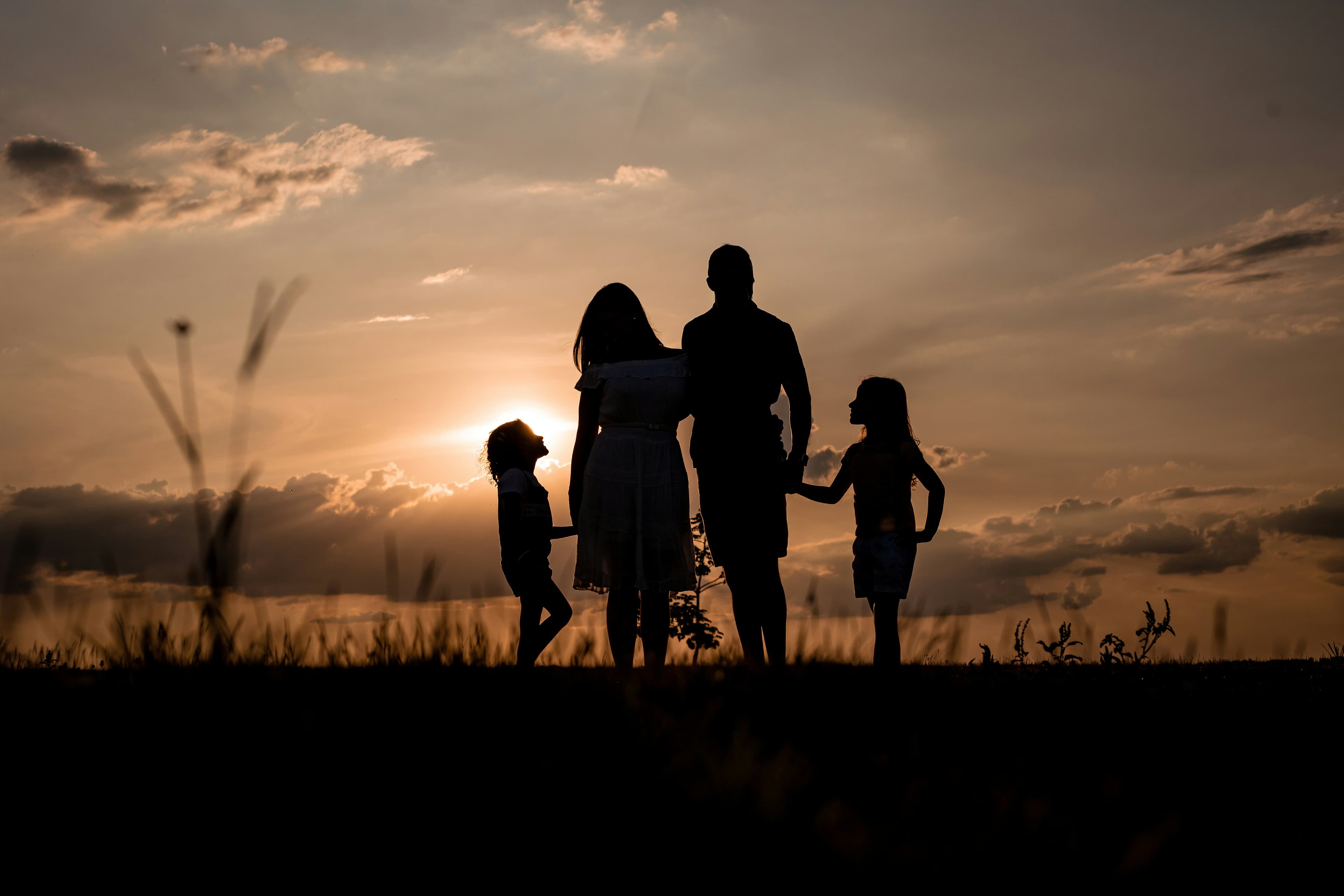 Family in the midwest